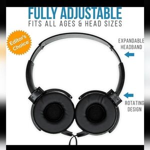 Classroom Headphones- On-Ear Premium, Flexible, Durable, Grade K-12